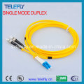 LC-St Duplex Fibra Óptica Jumper, Jumper Cable